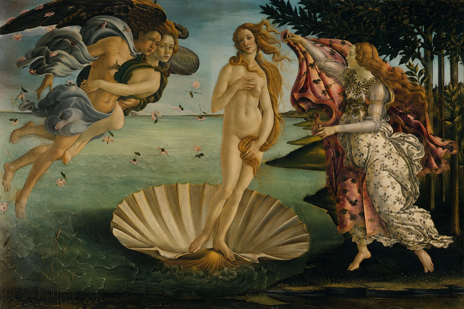 The Birth of Venus Classic Canvas Print wall art print | PrintPosters.in